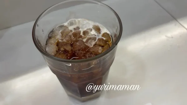 レストラン野咲 食後のアイスコーヒー