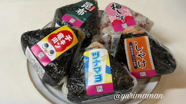 イオンスタイル松山で購入したキッチンオリジンのおにぎり5種類-1