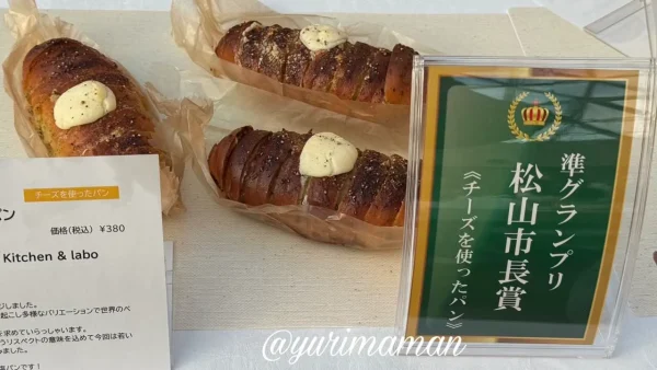 パングランプリ愛媛2026 チーズ部門準グランプリ エヌズキッチンアンドラボ マヌルチーズ塩パン1