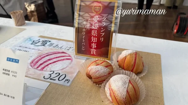 パングランプリ愛媛2026 学生部門グランプリ 白雪いちごあんぱん1