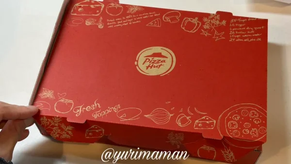 ピザハットのハットの日でMY BOXをテイクアウト（一人前ピザ）2