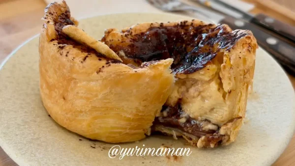 中にチョコレートが入ったSHRmaCOFFEEのチョコエッグタルト2 - ゆりママんブログ 中にチョコレートが入ったSHRmaCOFFEEのチョコエッグタルト2