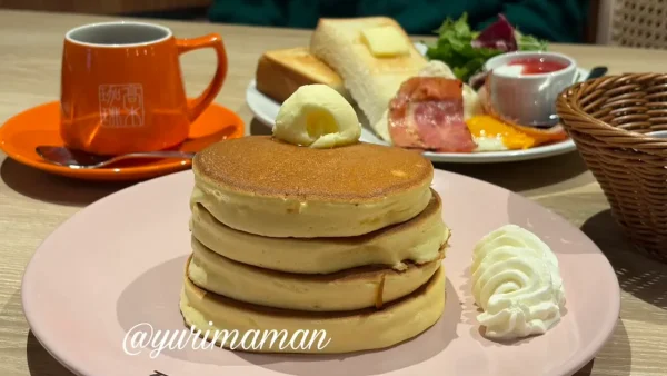 高木珈琲松山店のモーニングセットとパンケーキ - ゆりママんブログ 高木珈琲松山店のモーニングセットとパンケーキ