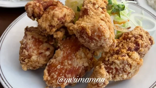 スリーバーチューの唐揚げ 衣がサクサクでジューシーな大きな唐揚げ1 - ゆりママんブログ スリーバーチューの唐揚げ 衣がサクサクでジューシーな大きな唐揚げ1