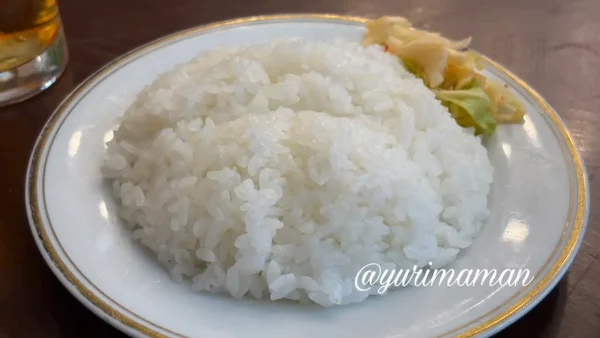 スリーバーチュー唐揚げランチに付くご飯とキャベツの付け合わせ - ゆりママんブログ スリーバーチュー唐揚げランチに付くご飯とキャベツの付け合わせ