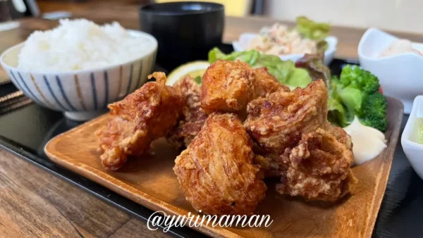 鶏屋秀伝の金賞秀伝からあげ定食2