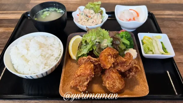 鶏屋秀伝の金賞秀伝からあげ定食1