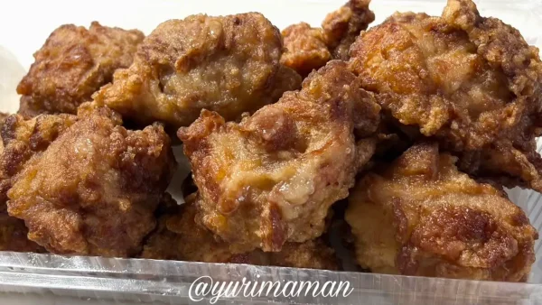 鶏屋秀伝のテイクアウト用もも肉からあげ2