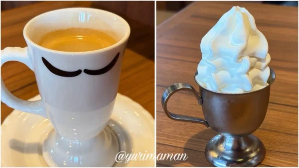 びっくりドンキーのソフトクリームとコーヒー セットのデザート - ゆりママんブログ びっくりドンキーのソフトクリームとコーヒー セットのデザート