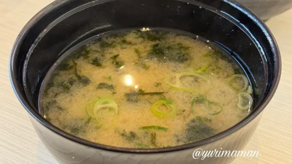 はま寿司のあおさ味噌汁 - ゆりママんブログ はま寿司のあおさ味噌汁