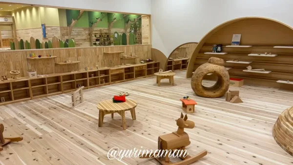 しまなみ木のおもちゃ美術館 赤ちゃん木育ひろば1