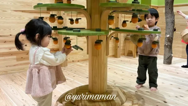 しまなみ木のおもちゃ美術館 フルーツ収穫遊び1