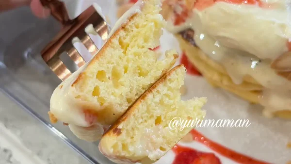 ラ・シャンドシエルのパンケーキ断面