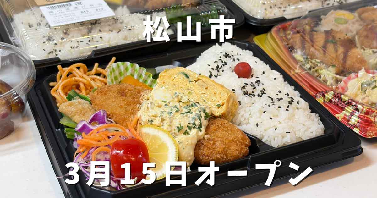 オイシイオト椿店（松山市）購入したお弁当