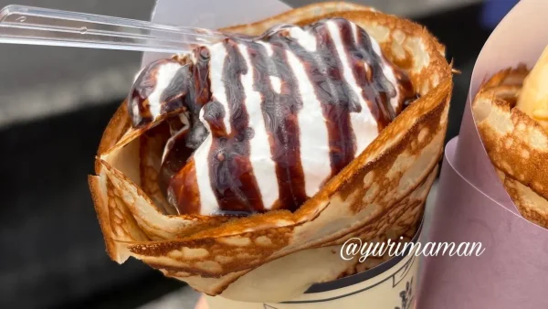 ロコルクレープの生クリームチョコクレープ