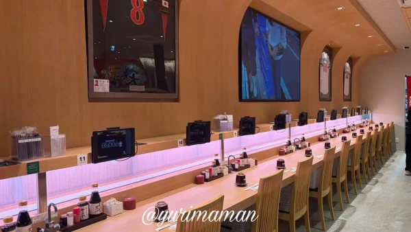 すしえもん道後店カウンター席 - ゆりママんブログ すしえもん道後店カウンター席