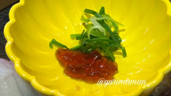 夢の五貫王に付くポン酢ジュレ