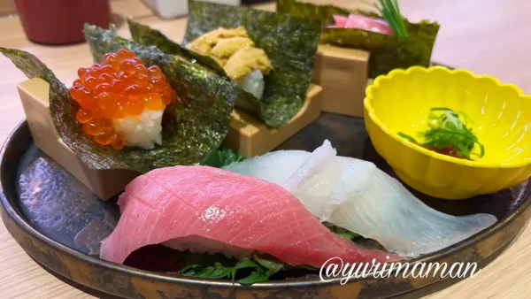 すしえもん道後店限定夢の五貫王｜ウニいくら中トロの豪華寿司1