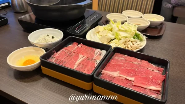 しゃぶ葉 松山束本店の牛＆豚食べ放題セット