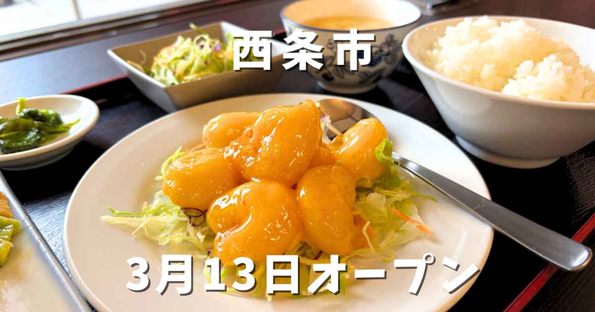 西条市三津屋（壬生川エリア）台湾料理桃園のランチ定食
