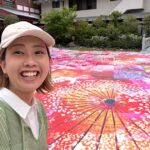 道後温泉 飛鳥乃湯泉 蜷川実花 アート 中庭 歩けるインスタレーション