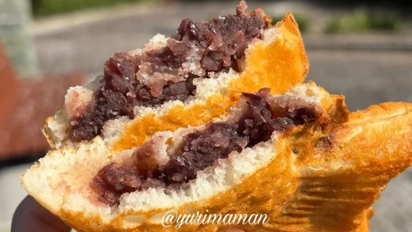 もぐもぐたい焼き専門店 つぶあん断面 中身ぎっしりのたい焼き - ゆりママんブログ もぐもぐたい焼き専門店 つぶあん断面 中身ぎっしりのたい焼き