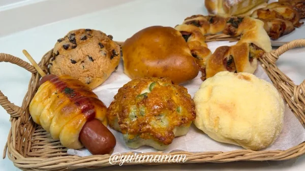 小麦の虜 購入したパン 盛り合わせ 松山市石手