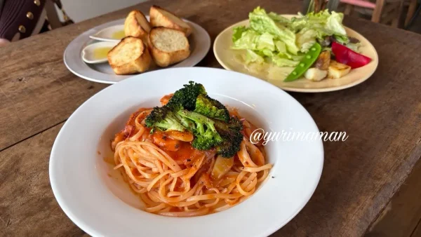 MADO table&flower 生パスタランチセット（松山市石手）2