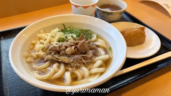 松山市 かめやうどん久米店 朝うどん 実食レビュー1