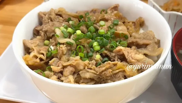 鉄板串焼こて 豚丼 アップ写真