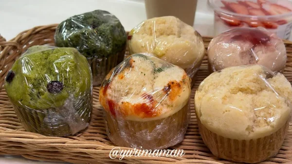 にゃんとピヨ 蒸しパン 詰め合わせ さつまいも よもぎ 四国中央市1