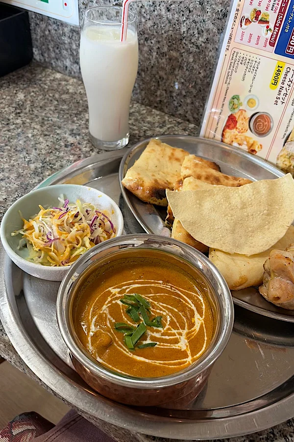 スパイシーキング レディースセット カレーとナン