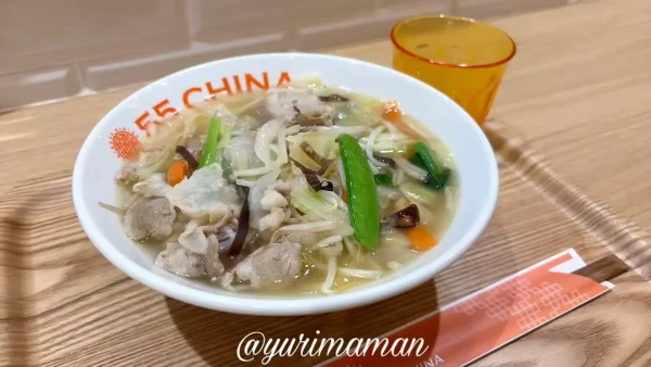 55CHINA大街道店の野菜たっぷりタンメン2 - ゆりママんブログ 55CHINA大街道店の野菜たっぷりタンメン2