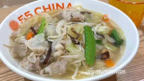 55CHINA大街道店の野菜たっぷりタンメン1 - ゆりママんブログ 55CHINA大街道店の野菜たっぷりタンメン1