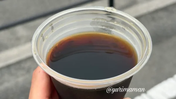 カブコのアイスコーヒーをテイクアウトした様子 - ゆりママんブログ カブコのアイスコーヒーをテイクアウトした様子