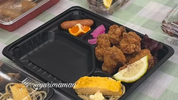 媛ぽっぽの唐揚げ弁当とおかず
