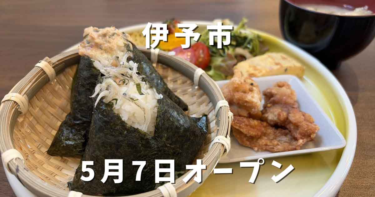 伊予市のおむすびカフェ和（nagomi）の和のお昼ご膳ランチ