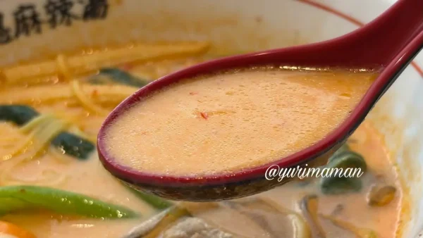 福恩麻辣湯のスープとピリ辛の麻辣味