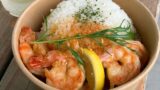 MAUI CAFEのガーリックシュリンプ 大きなエビが入った人気メニュー