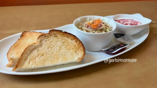 CAFE CUP OF JOEのトーストモーニングセット