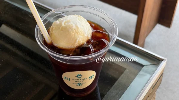 MORITEIでいただいたコーヒーフロート2