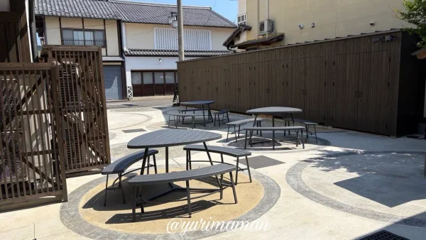 MORITEIのワンちゃん連れOKのテラス席