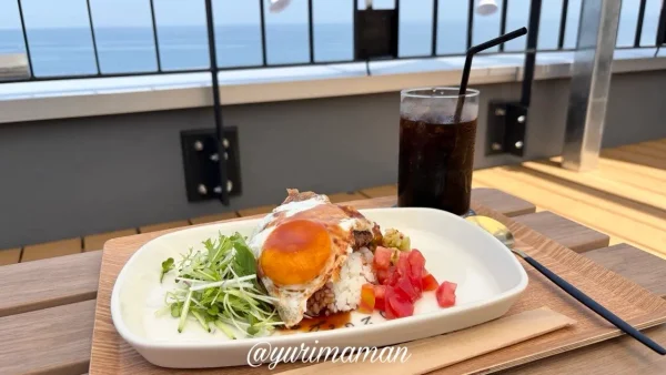 CAFE HUGのロコモコランチ1 - ゆりママんブログ CAFE HUGのロコモコランチ1
