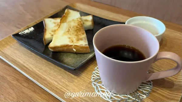 信長珈琲のモーニングセット
