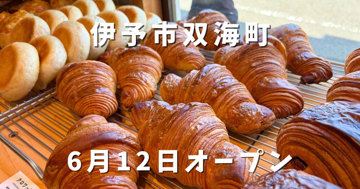 伊予市双海町にオープンしたパン屋ポパンのクロワッサン
