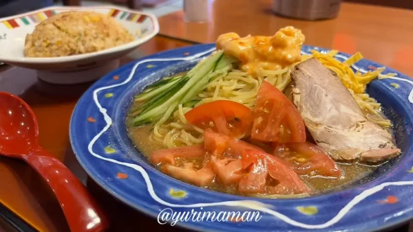 すけろく星原店で食べた冷麺と半チャーハンのセット - ゆりママんブログ すけろく星原店で食べた冷麺と半チャーハンのセット