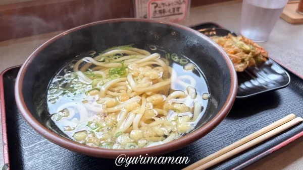 うどん処 麺楽のかけうどん
