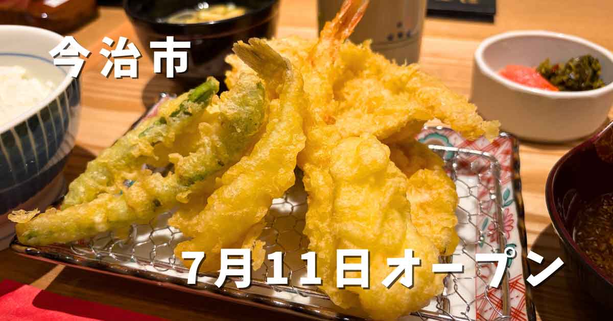 あげてんや愛媛イオンモール今治新都市店のあげてんや天ぷら定食