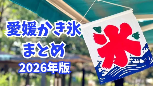 愛媛県のかき氷まとめ2026をイメージしたかき氷ののれん - ゆりママんブログ 愛媛県のかき氷まとめ2026をイメージしたかき氷ののれん