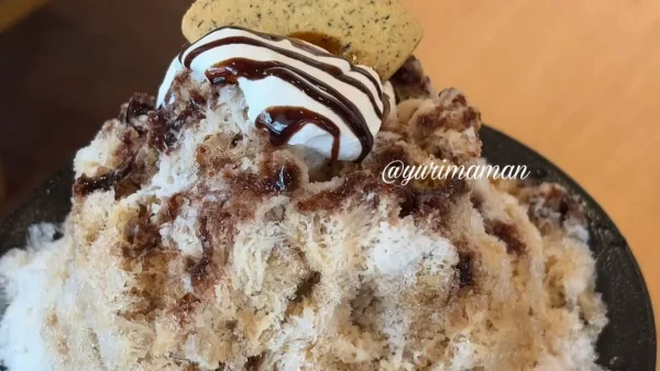 ガスト純氷かき氷 カフェモカのトッピング - ゆりママんブログ ガスト純氷かき氷 カフェモカのトッピング